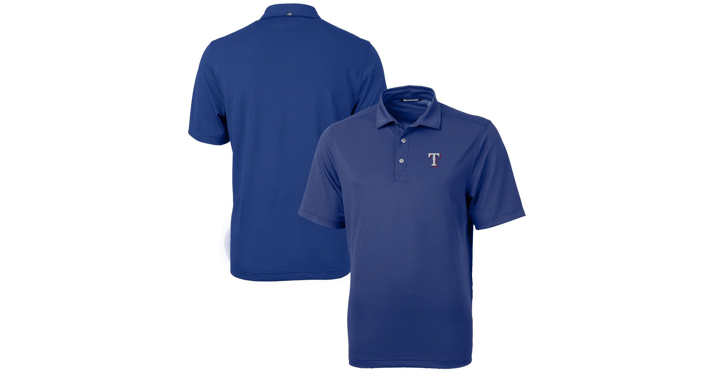 MLB Texas Rangers Big & Tall Virtue Eco Pique Recycled Polo