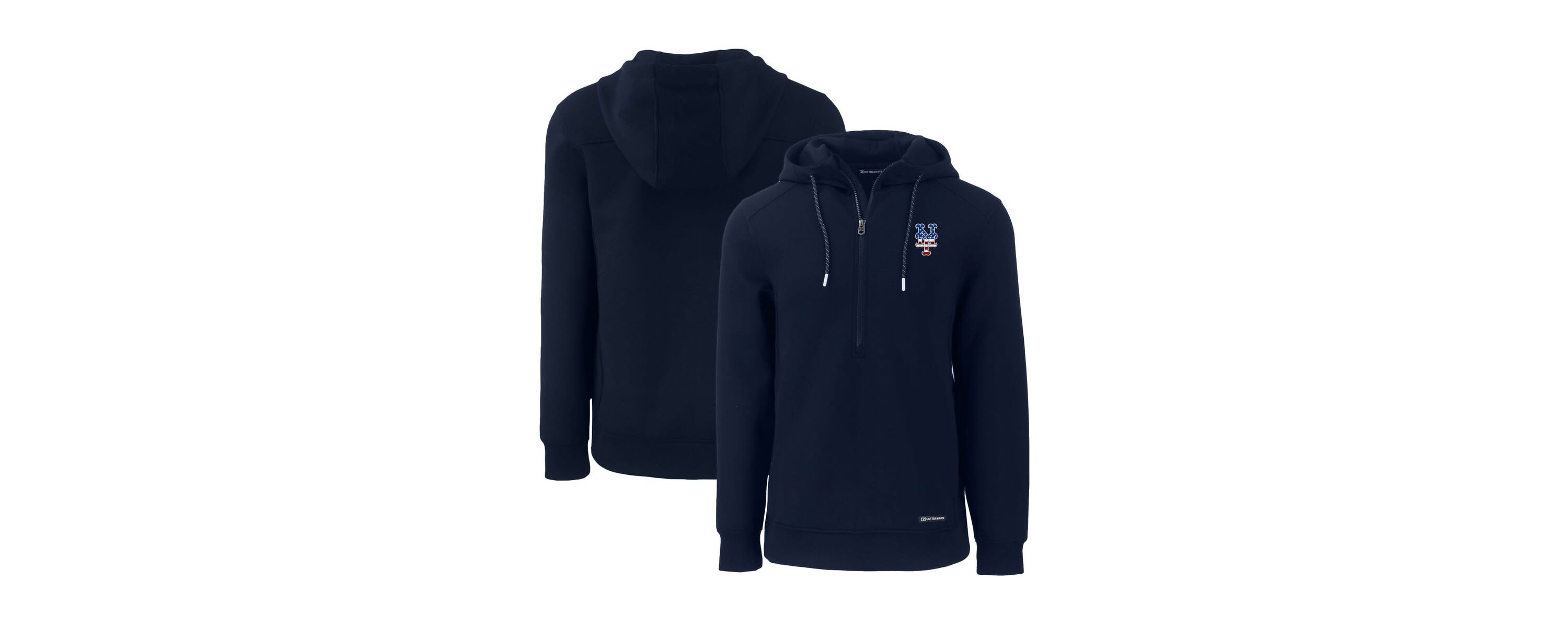 MLB New York Mets Stars & Stripes Roam Eco Half-Zip Recycled Pullover Hoodie