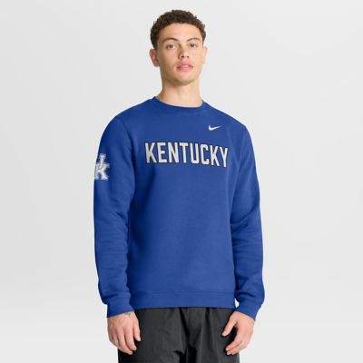 Men's NCAA Nike Kentucky Wildcats 2026 Sideline Club Sweatshirt