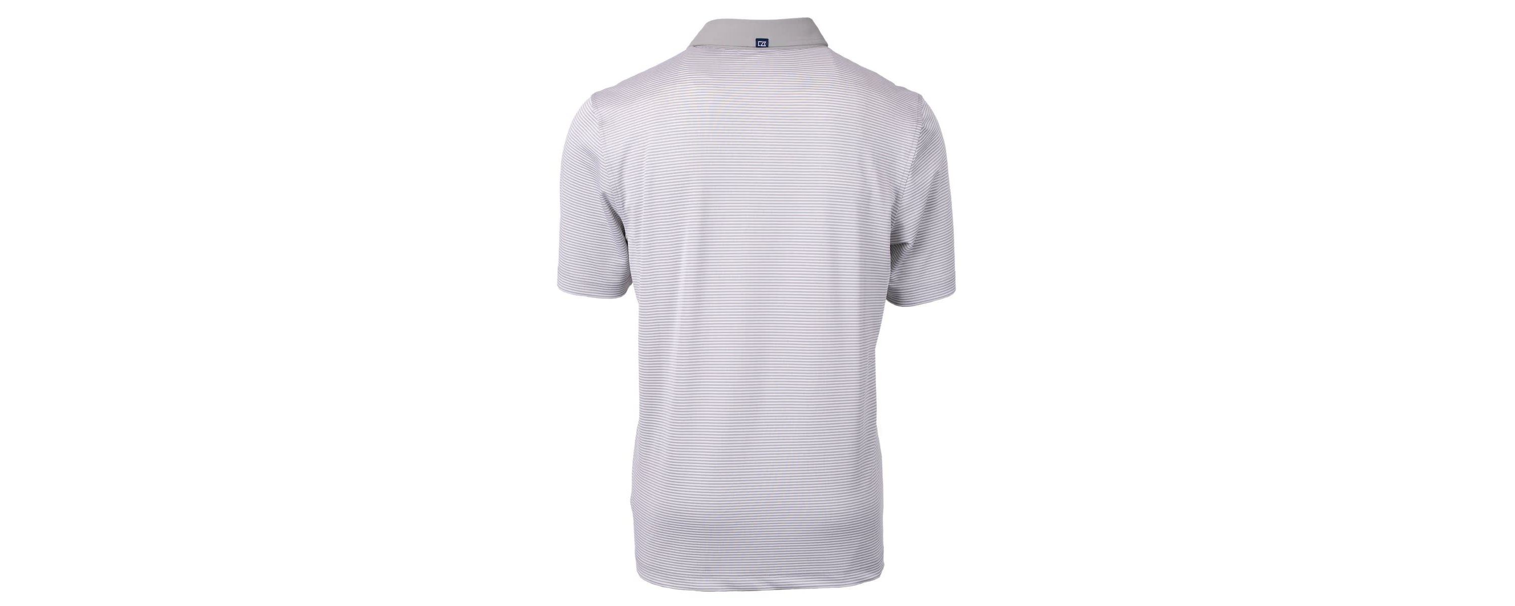 NCAA Tulsa Golden Hurricane Big & Tall Virtue Eco Pique Micro Stripe Recycled Polo