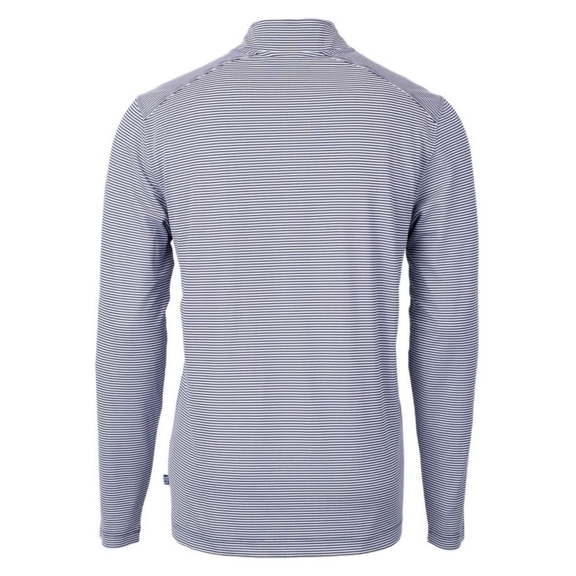 NCAA Arizona Wildcats Big & Tall Virtue Eco Pique Micro Stripe Recycled Quarter-Zip Pullover Top