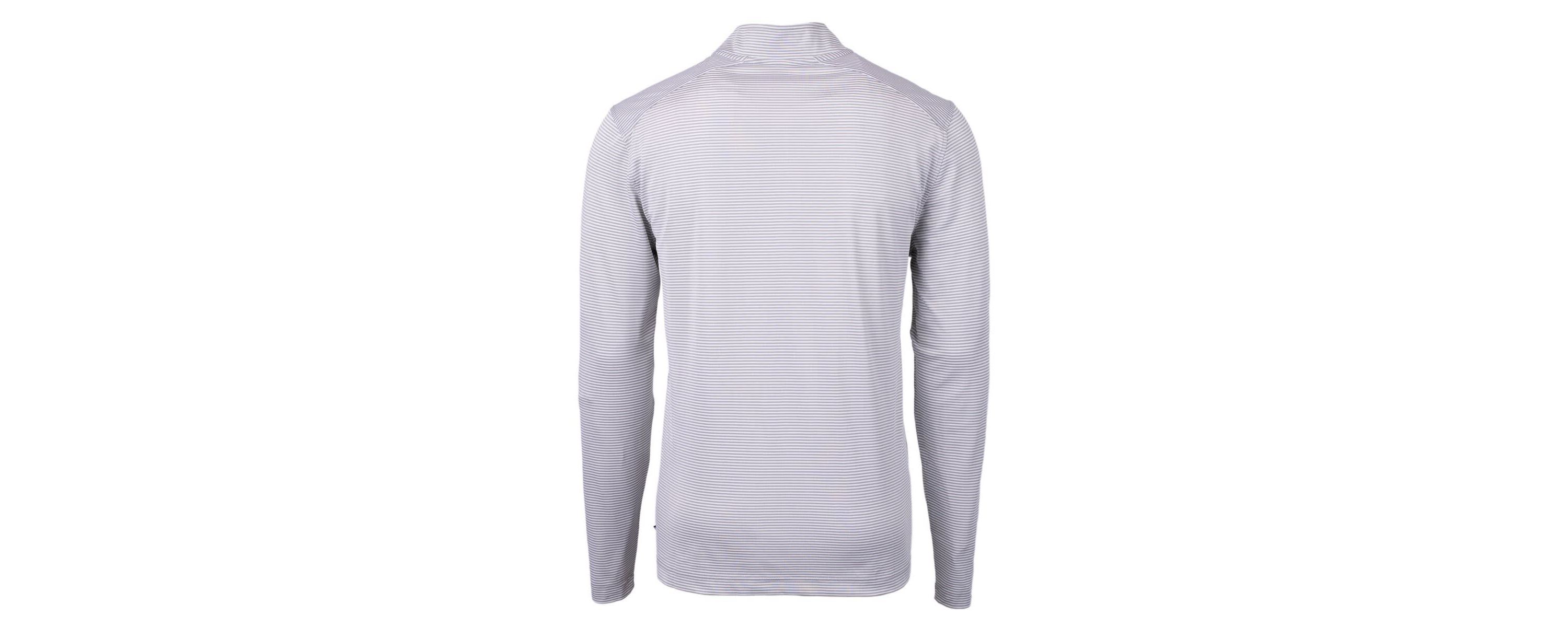 NCAA Marshall Thundering Herd Big & Tall Virtue Eco Pique Micro Stripe Recycled Quarter-Zip Pullover Top