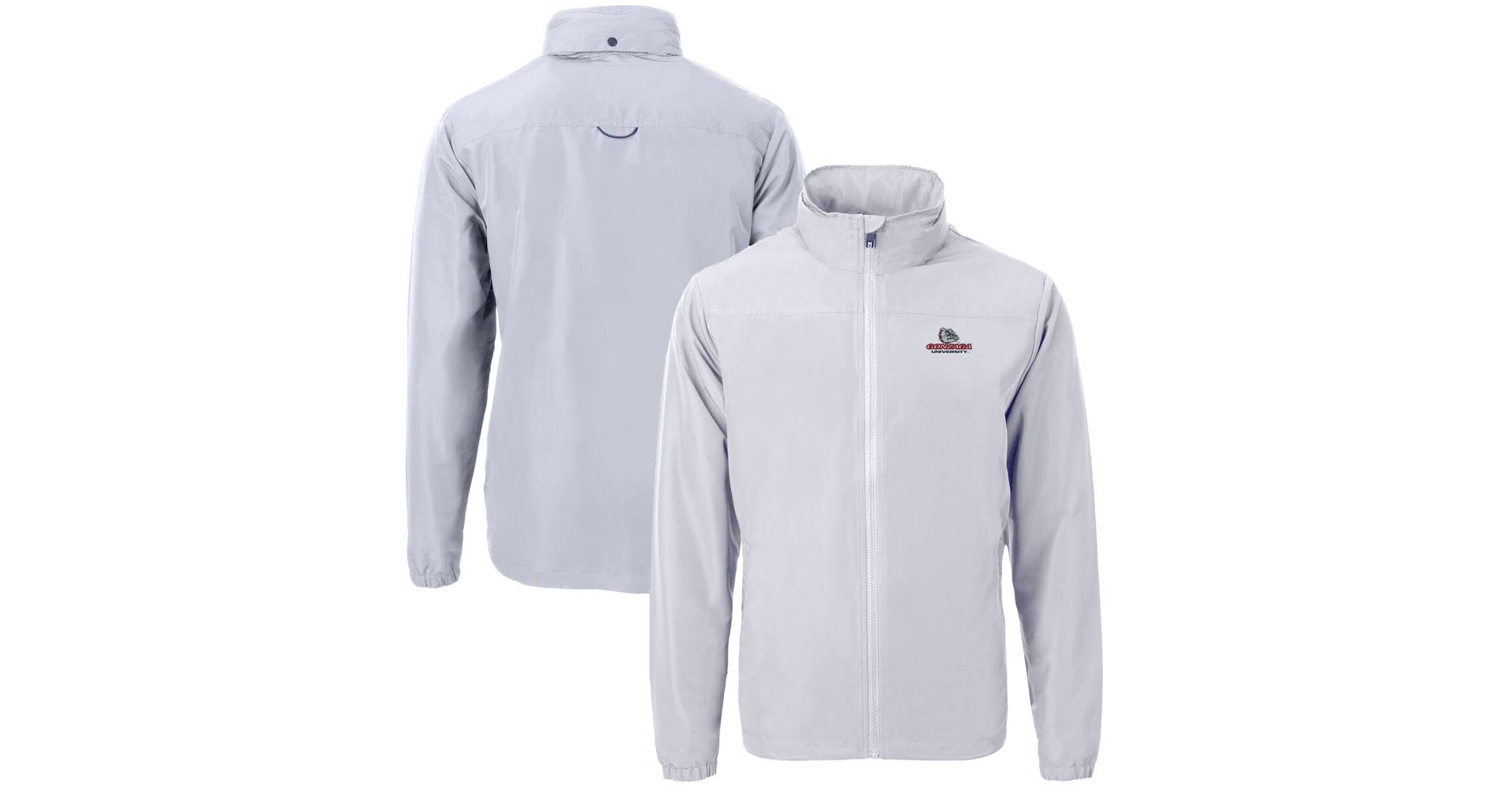 Gonzaga University Bulldogs NCAA Gonzaga Bulldogs Big & Tall Charter Eco Knit Recycled Full-Zip Jacket