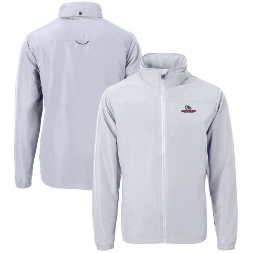 Gonzaga University Bulldogs NCAA Gonzaga Bulldogs Big & Tall Charter Eco Knit Recycled Full-Zip Jacket