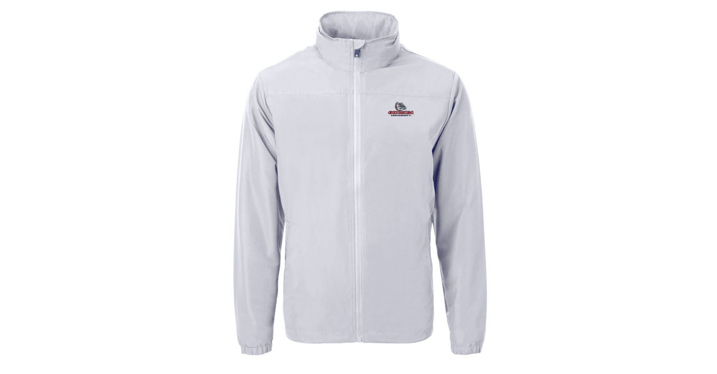 Gonzaga University Bulldogs NCAA Gonzaga Bulldogs Big & Tall Charter Eco Knit Recycled Full-Zip Jacket