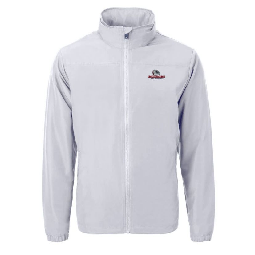 Gonzaga University Bulldogs NCAA Gonzaga Bulldogs Big & Tall Charter Eco Knit Recycled Full-Zip Jacket