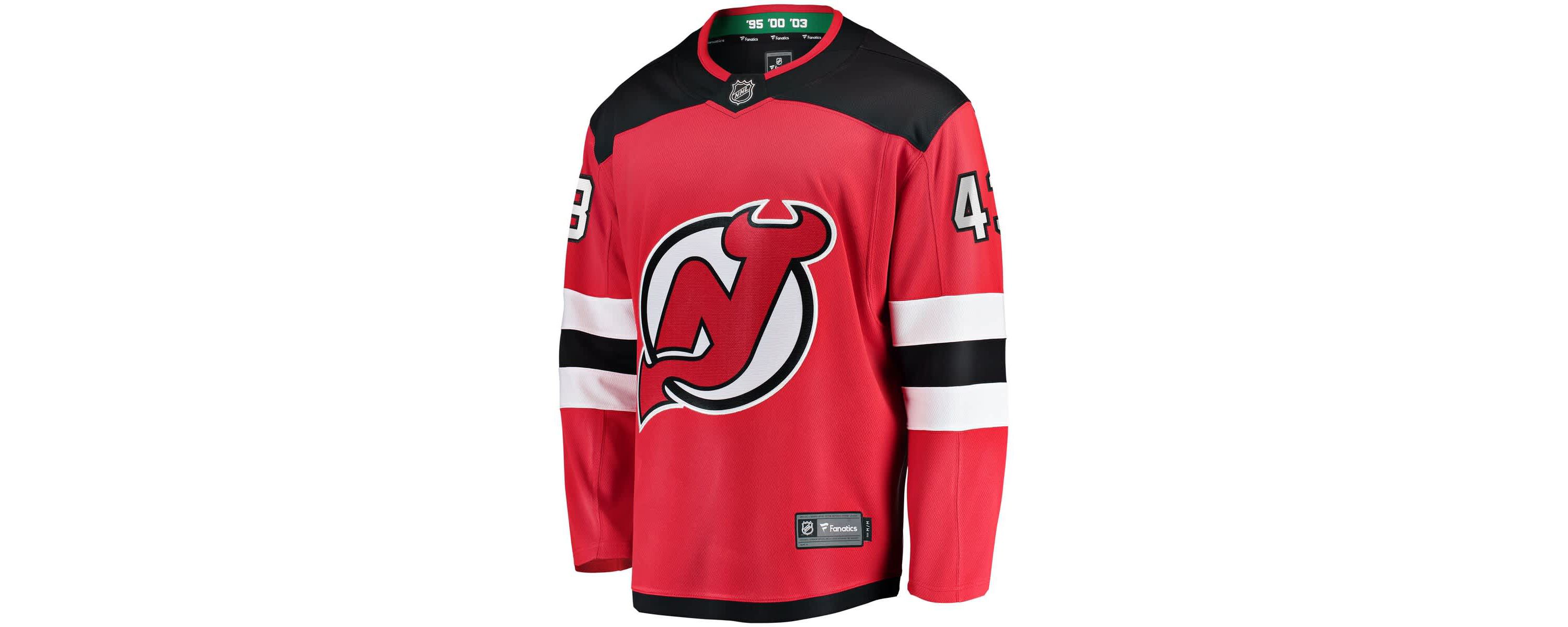 NHL Fanatics Luke Hughes New Jersey Devils Home Breakaway Player Jersey