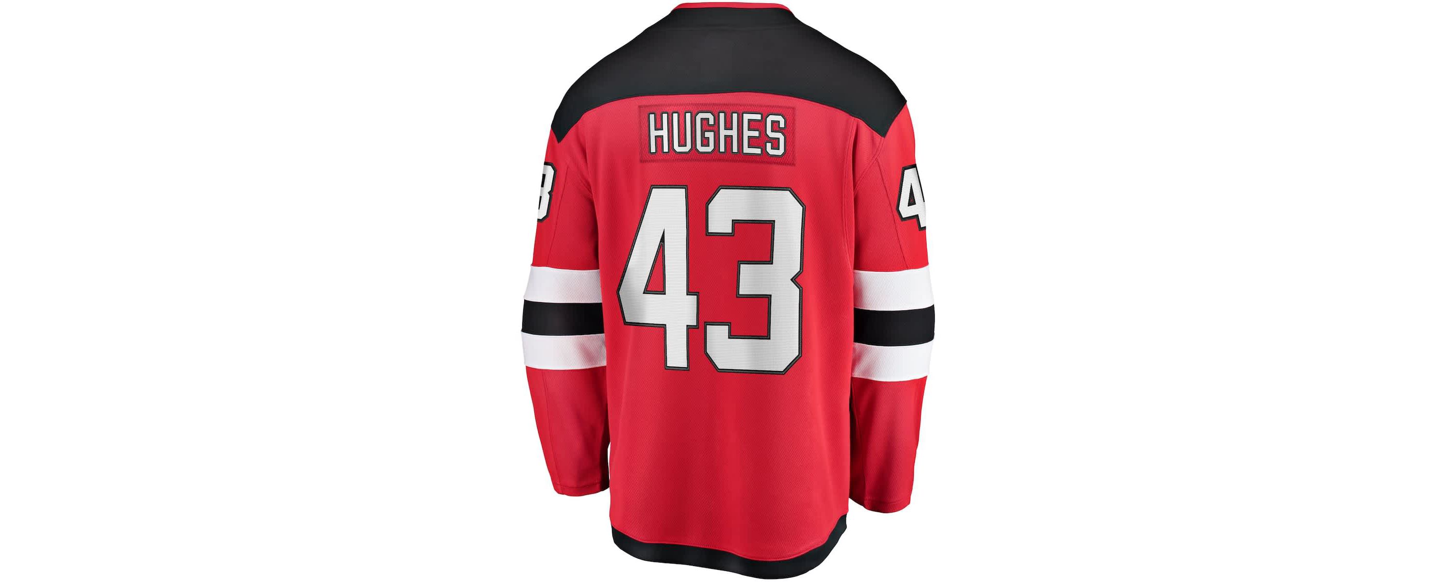 NHL Fanatics Luke Hughes New Jersey Devils Home Breakaway Player Jersey