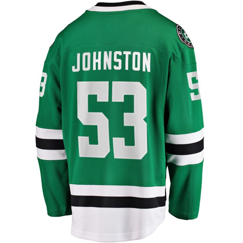 NHL Fanatics Wyatt Johnston Kelly Dallas Stars Home Breakaway Player Jersey