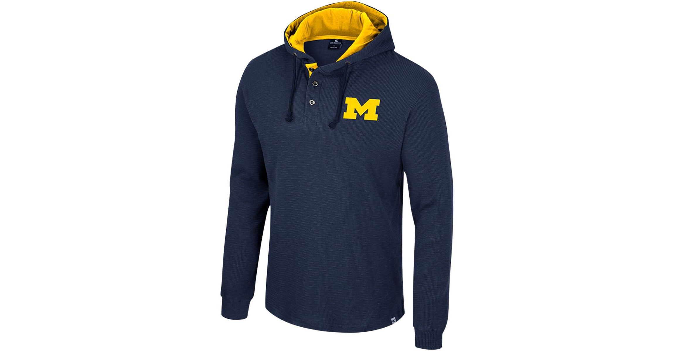 NCAA Michigan Wolverines Affirmative Thermal Hoodie Long Sleeve T-Shirt