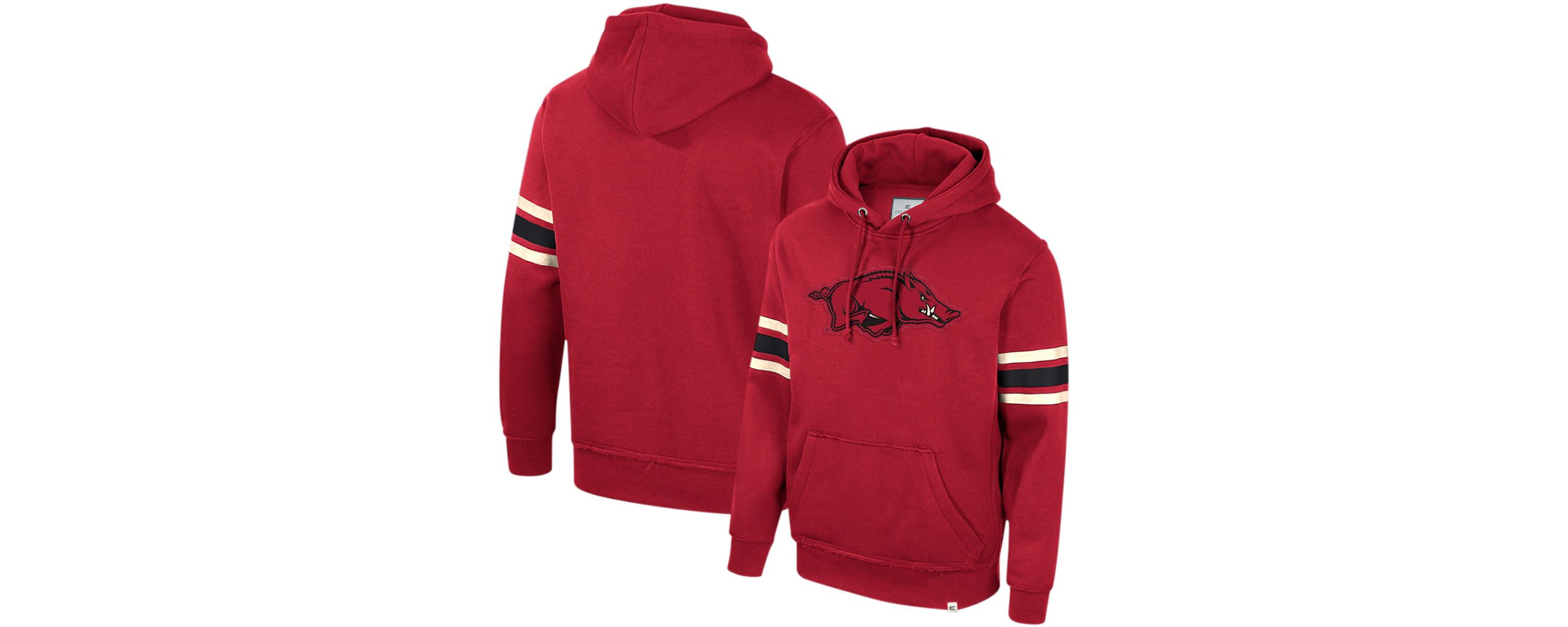 NCAA Arkansas Razorbacks Saluting Pullover Hoodie