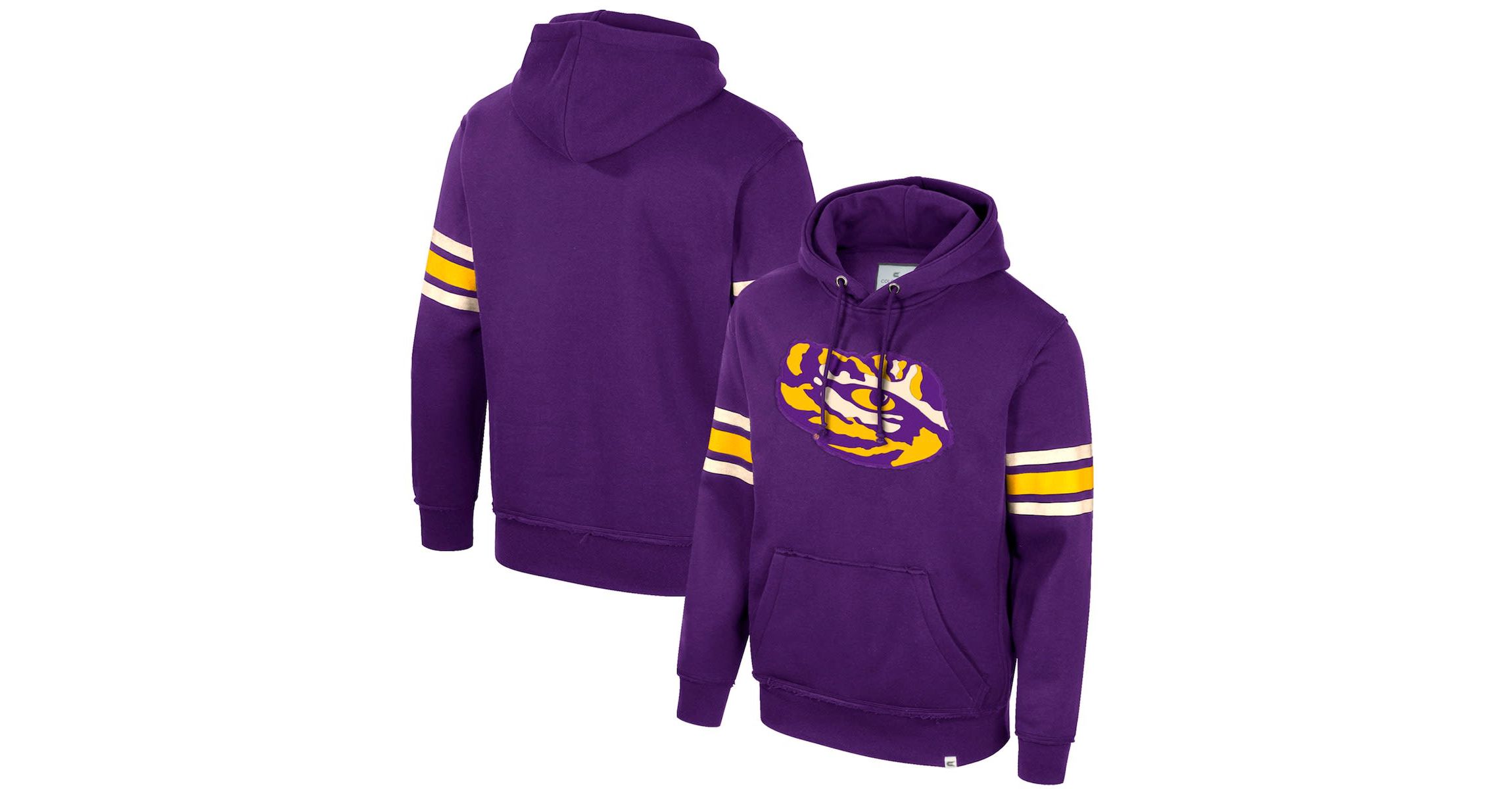 NCAA LSU Tigers Saluting Pullover Hoodie