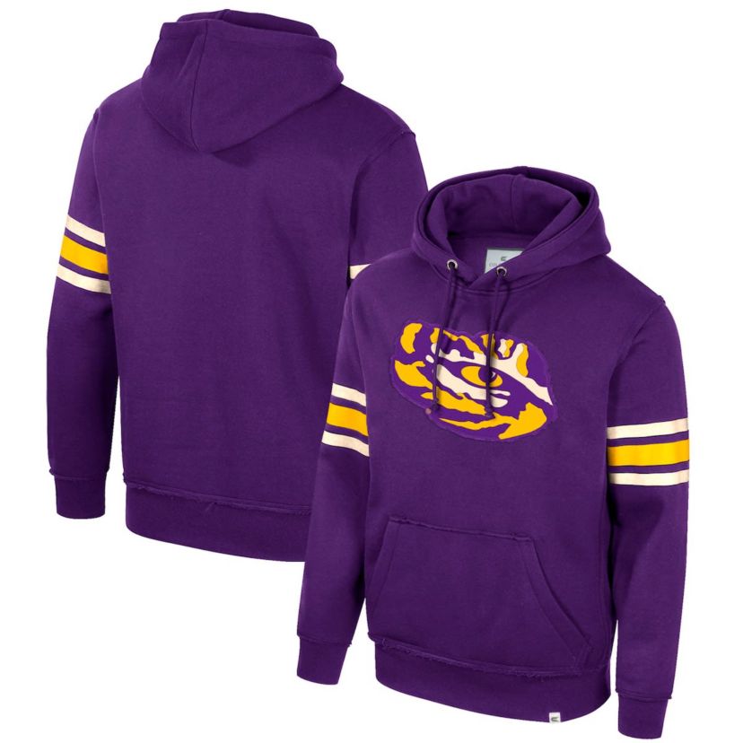 NCAA LSU Tigers Saluting Pullover Hoodie