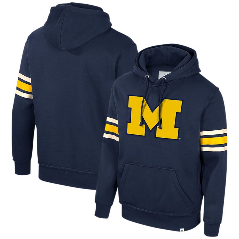 NCAA Michigan Wolverines Saluting Pullover Hoodie