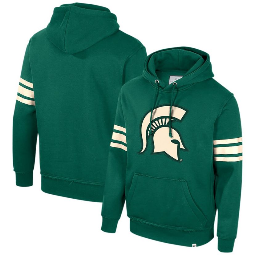 NCAA Michigan State Spartans Saluting Pullover Hoodie