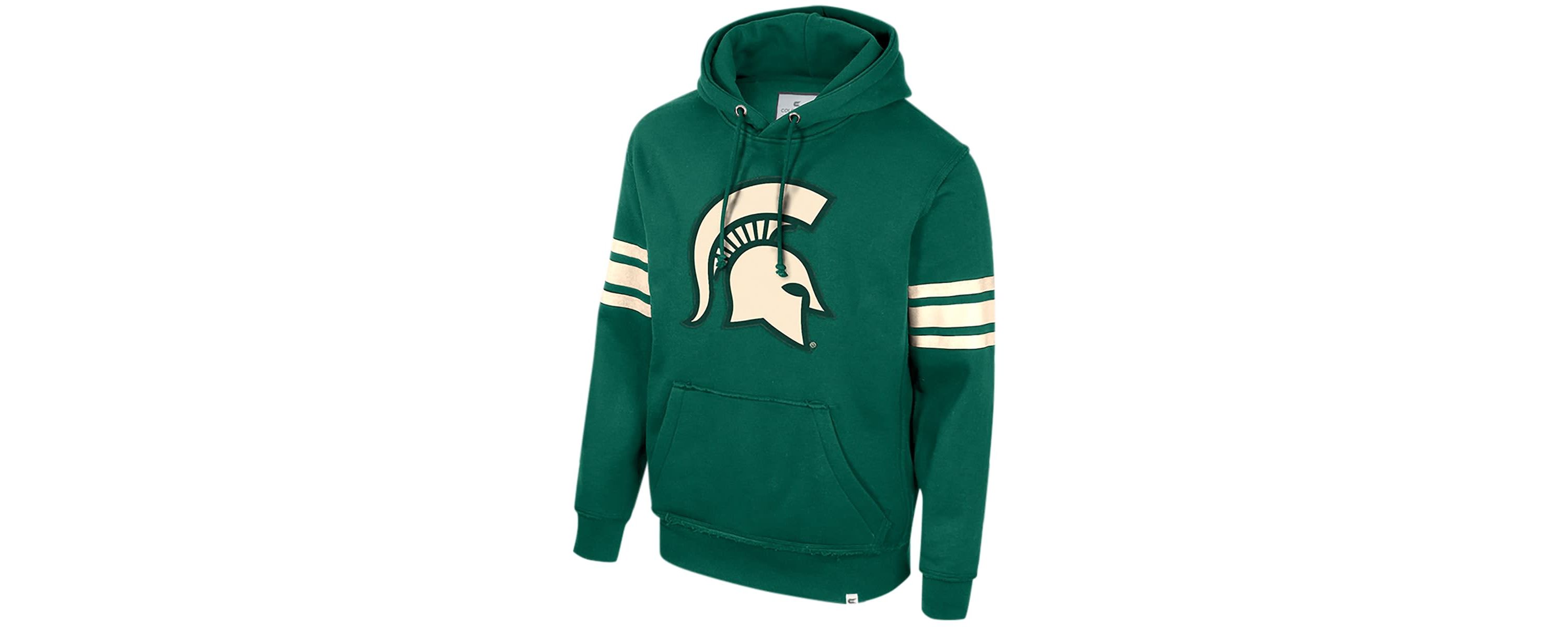 NCAA Michigan State Spartans Saluting Pullover Hoodie