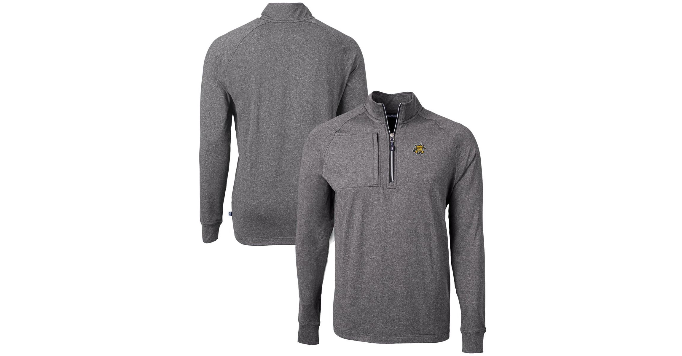 NCAA Wichita State Shockers Big & Tall Adapt Eco Knit Quarter-Zip Pullover Top