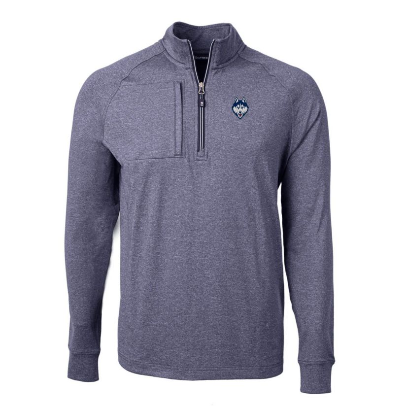 Connecticut Huskies NCAA UConn Huskies Big & Tall Adapt Eco Knit Quarter-Zip Pullover Top
