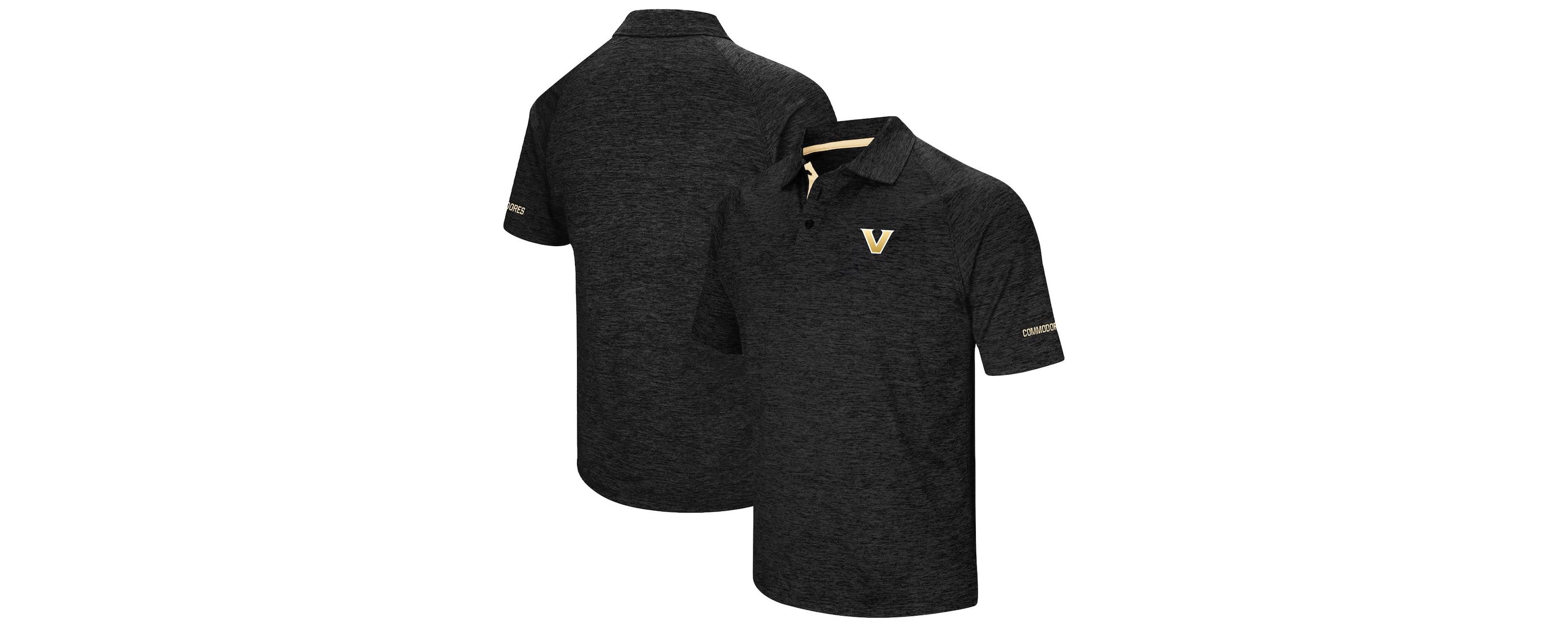 NCAA Vanderbilt Commodores Down Swing Raglan Polo