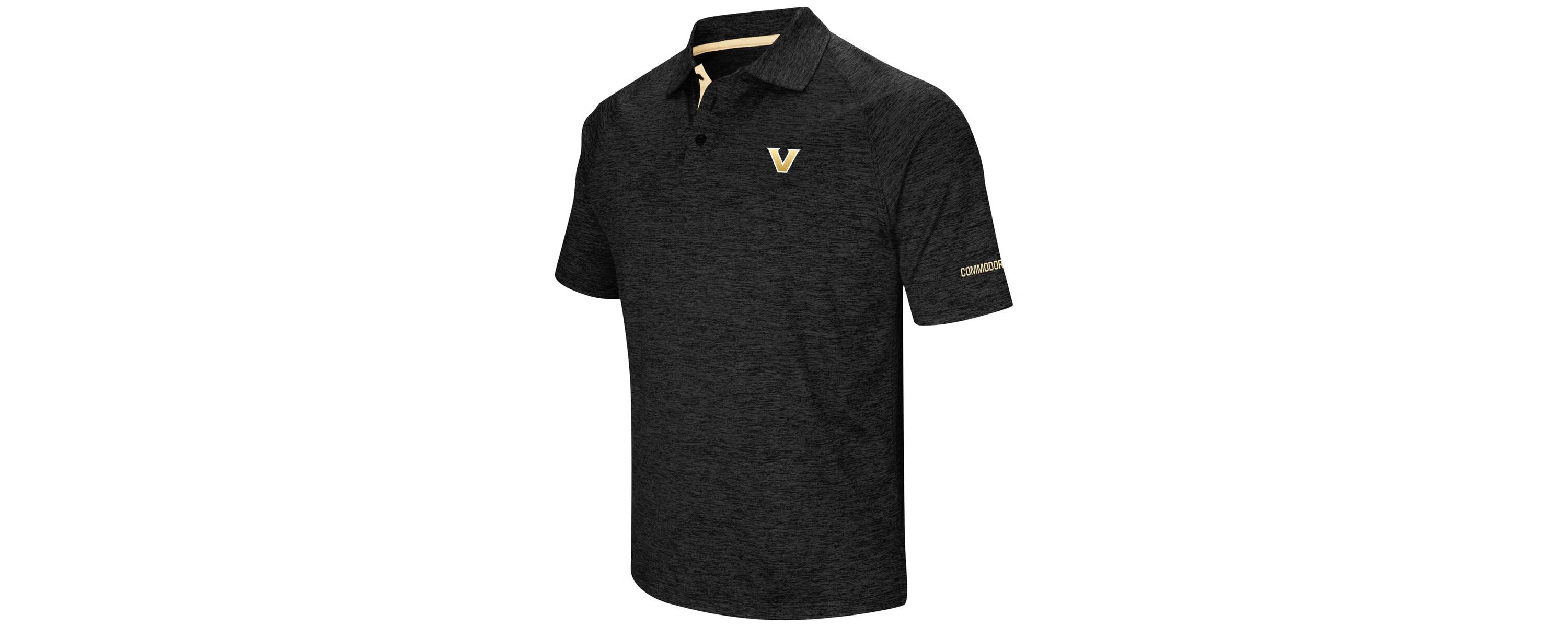 NCAA Vanderbilt Commodores Down Swing Raglan Polo