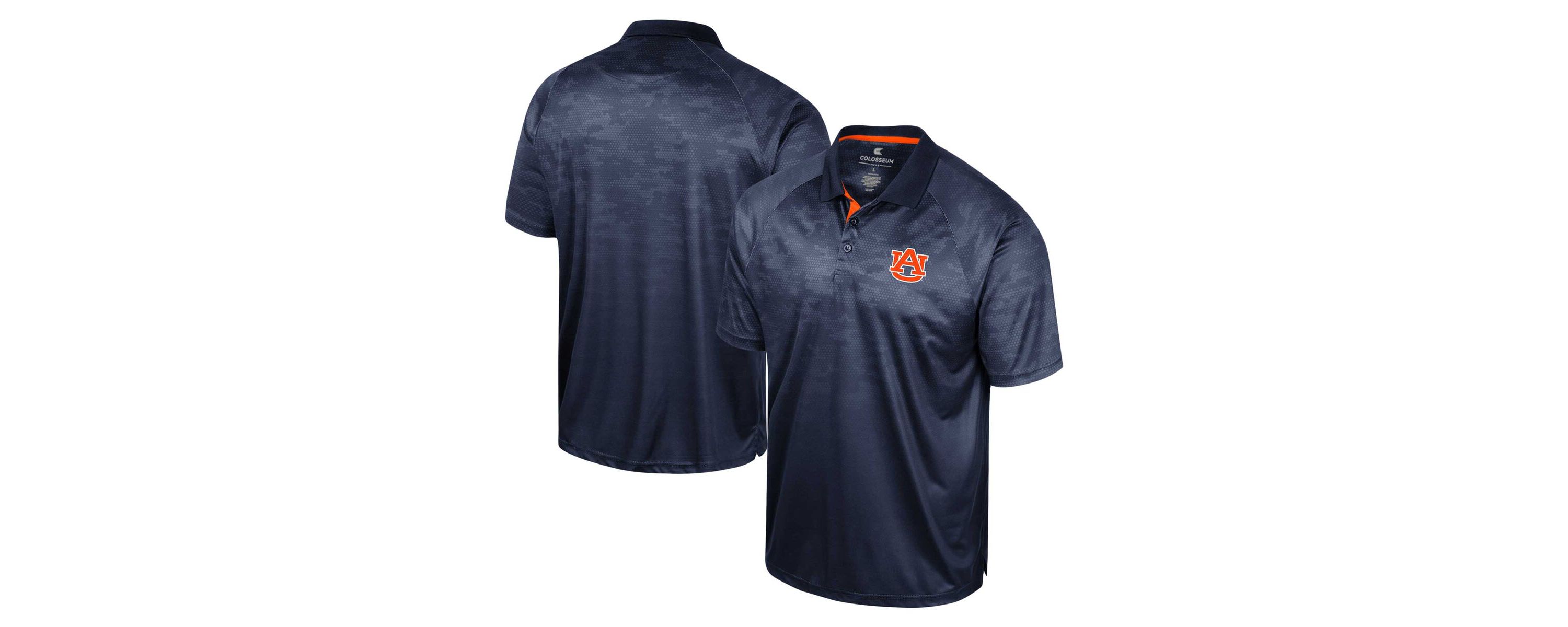 NCAA Auburn Tigers Honeycomb Raglan Polo