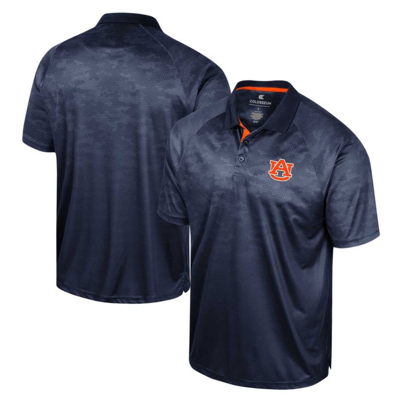 NCAA Auburn Tigers Honeycomb Raglan Polo