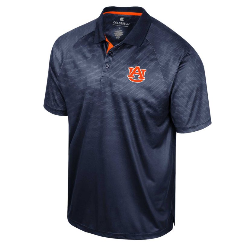 NCAA Auburn Tigers Honeycomb Raglan Polo