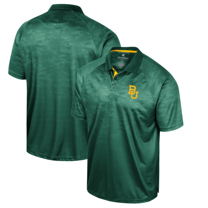 NCAA Baylor Bears Honeycomb Raglan Polo