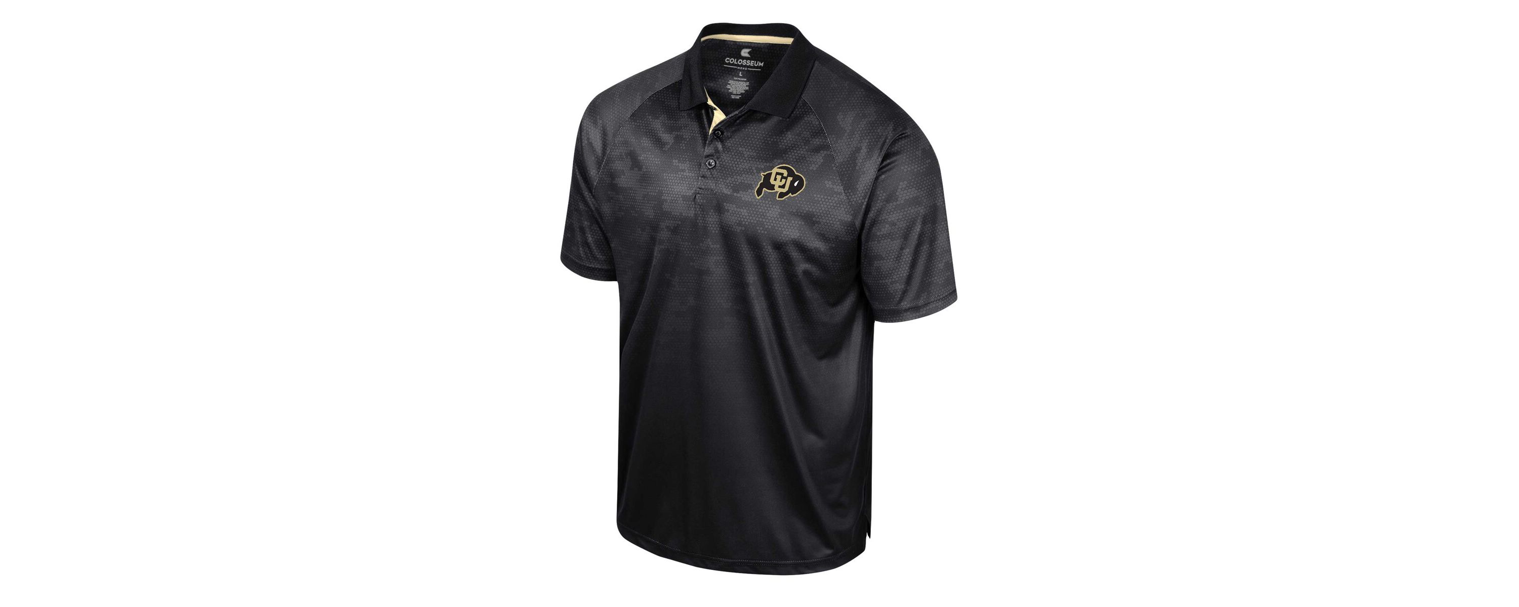 NCAA Colorado Buffaloes Honeycomb Raglan Polo