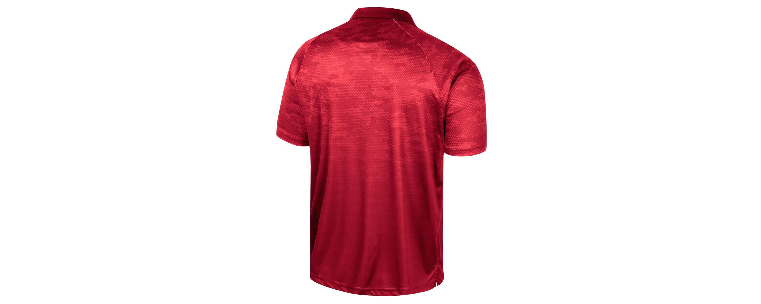 NCAA Dayton Flyers Honeycomb Raglan Polo