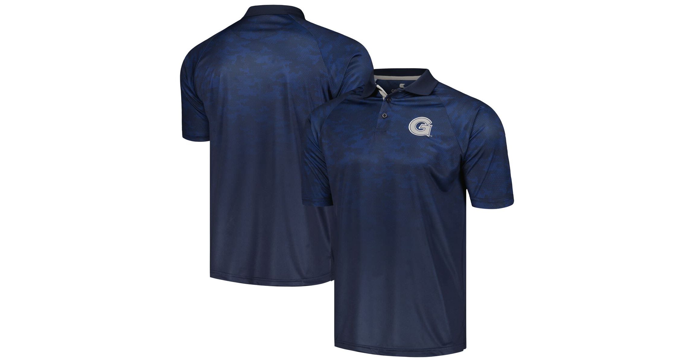 NCAA Georgetown Hoyas Honeycomb Raglan Polo
