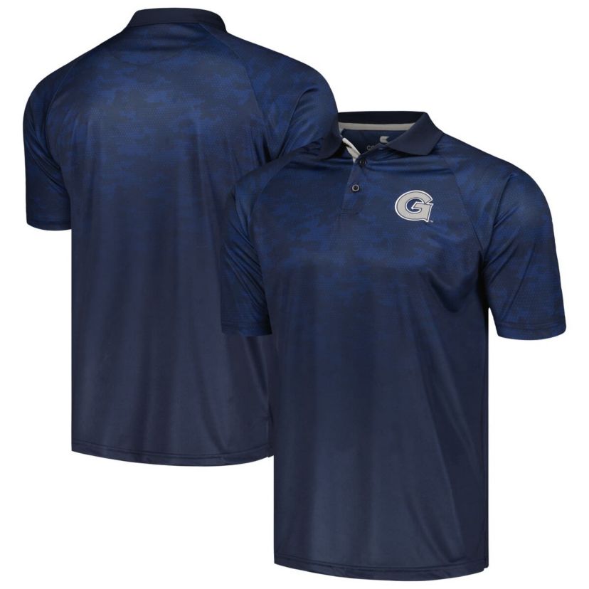 NCAA Georgetown Hoyas Honeycomb Raglan Polo