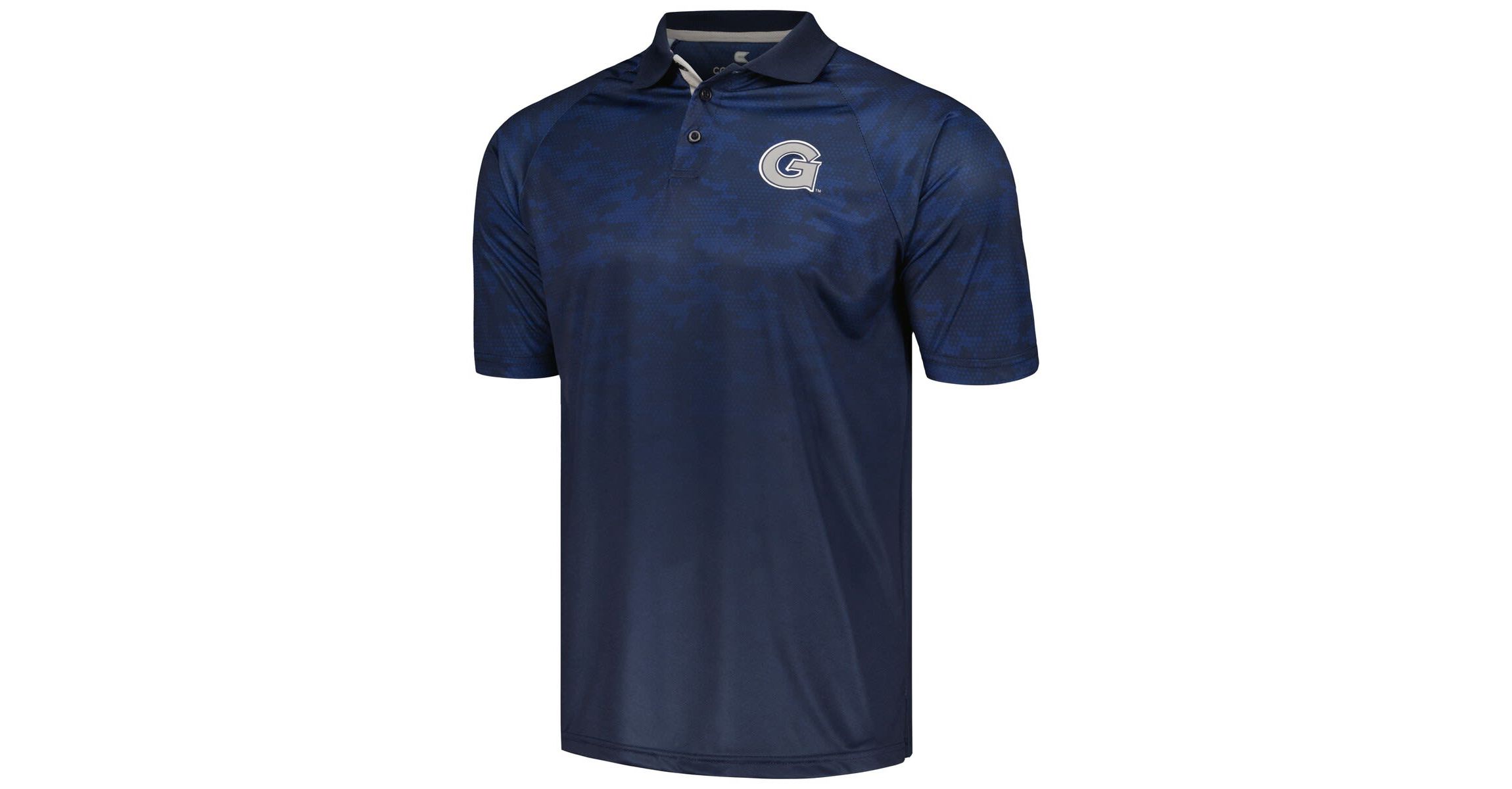 NCAA Georgetown Hoyas Honeycomb Raglan Polo