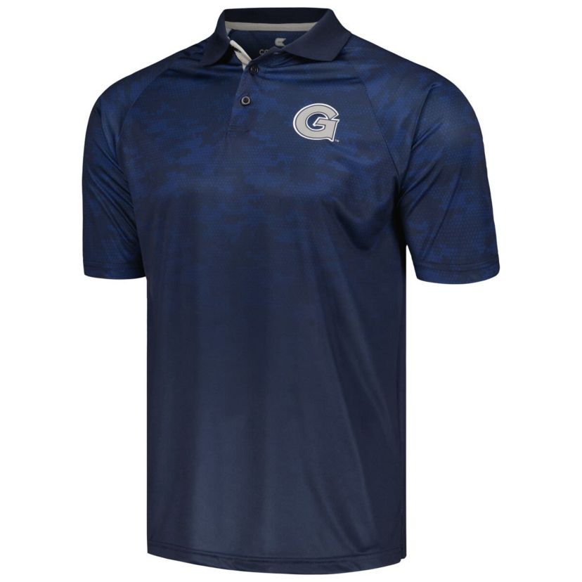 NCAA Georgetown Hoyas Honeycomb Raglan Polo