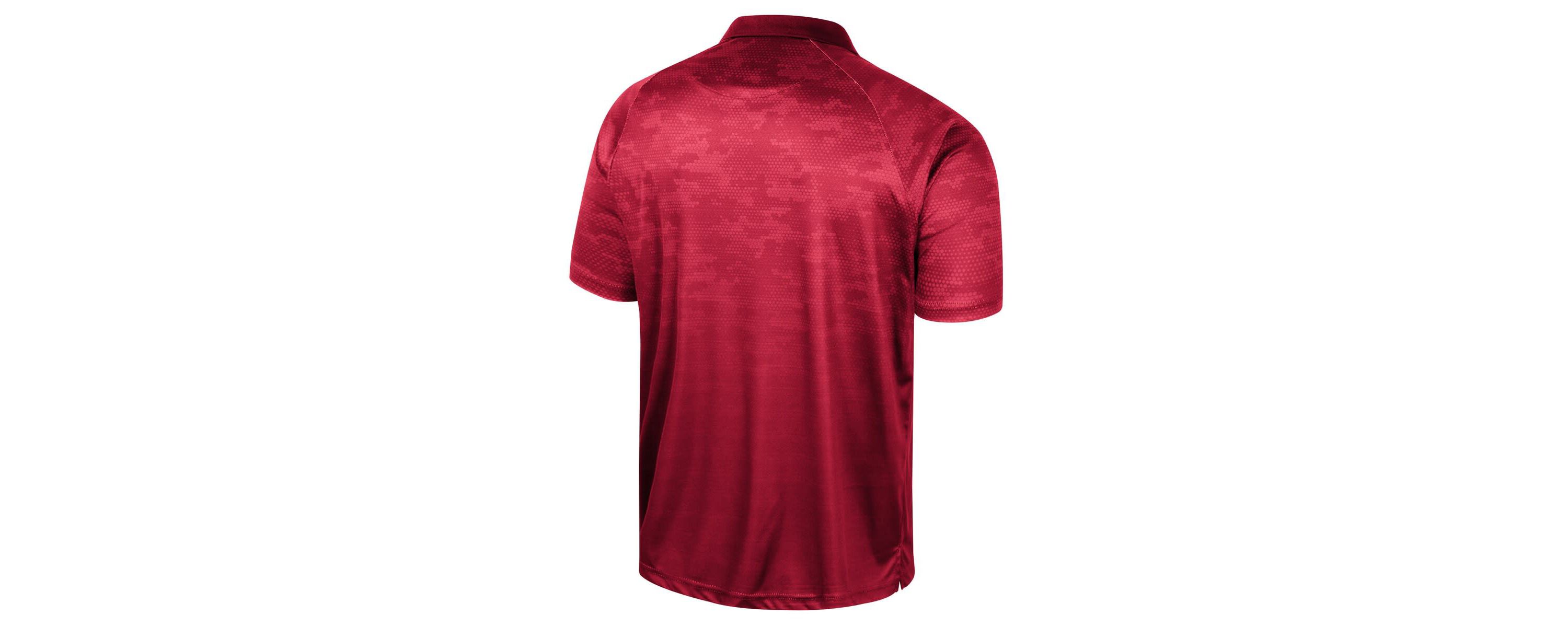NCAA Indiana Hoosiers Honeycomb Raglan Polo