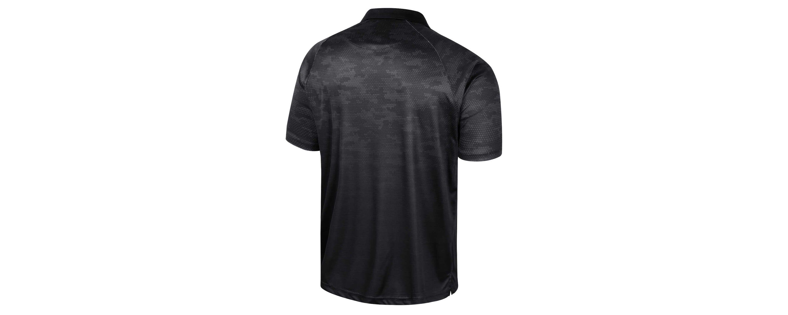 NCAA Iowa Hawkeyes Honeycomb Raglan Polo