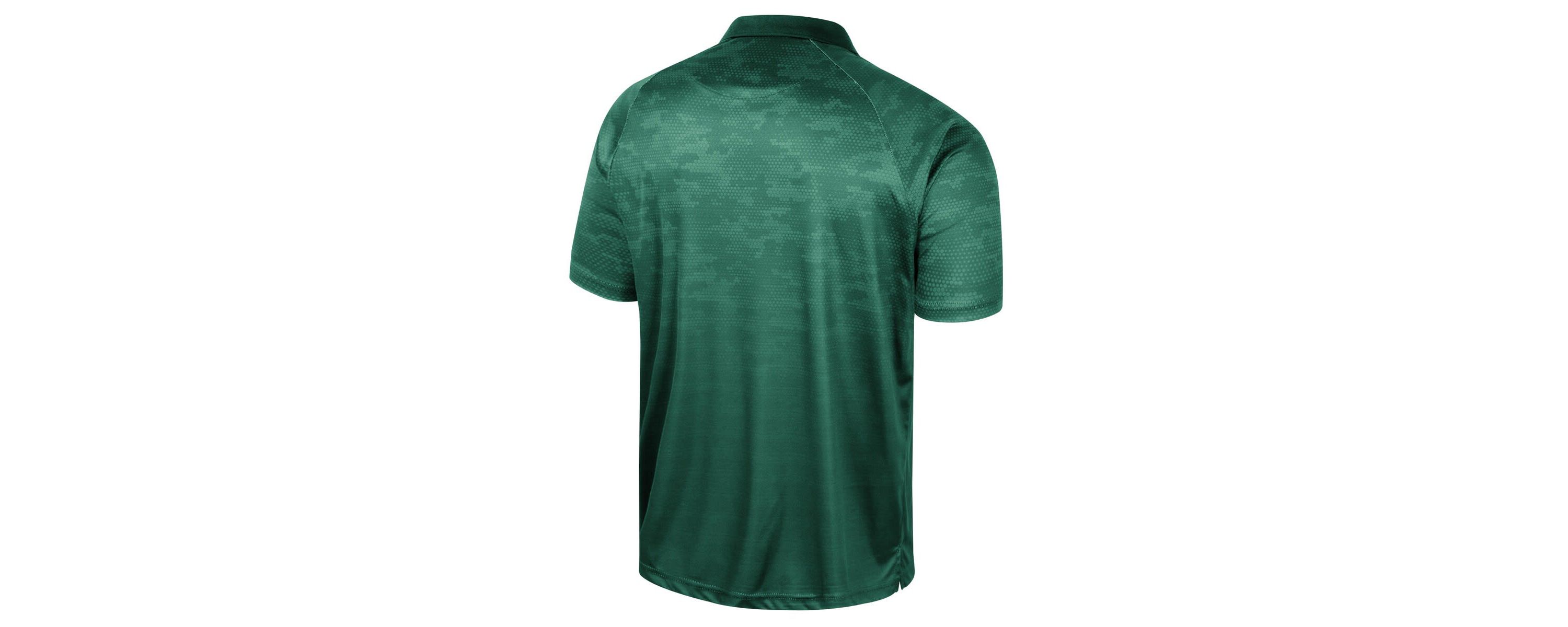 NCAA Michigan State Spartans Honeycomb Raglan Polo