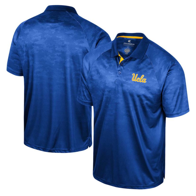 NCAA UCLA Bruins Honeycomb Raglan Polo