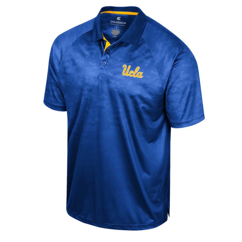 NCAA UCLA Bruins Honeycomb Raglan Polo