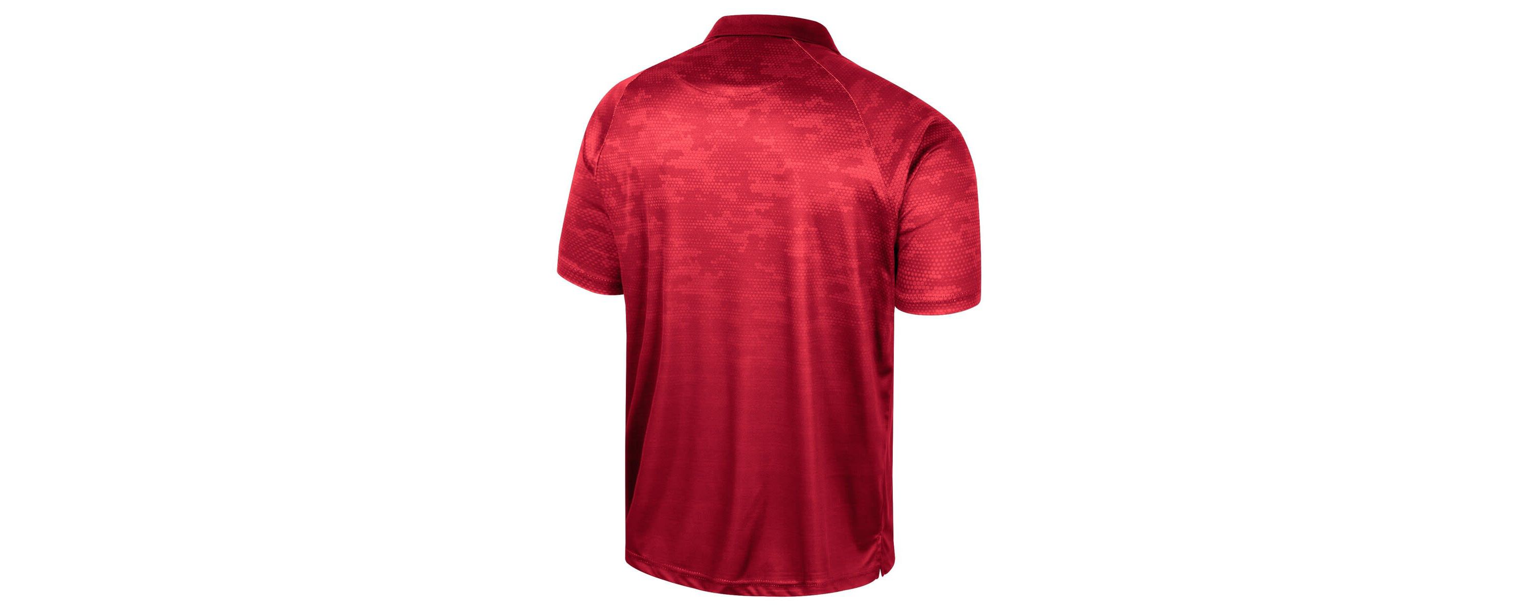 NCAA Maryland Terrapins Honeycomb Raglan Polo