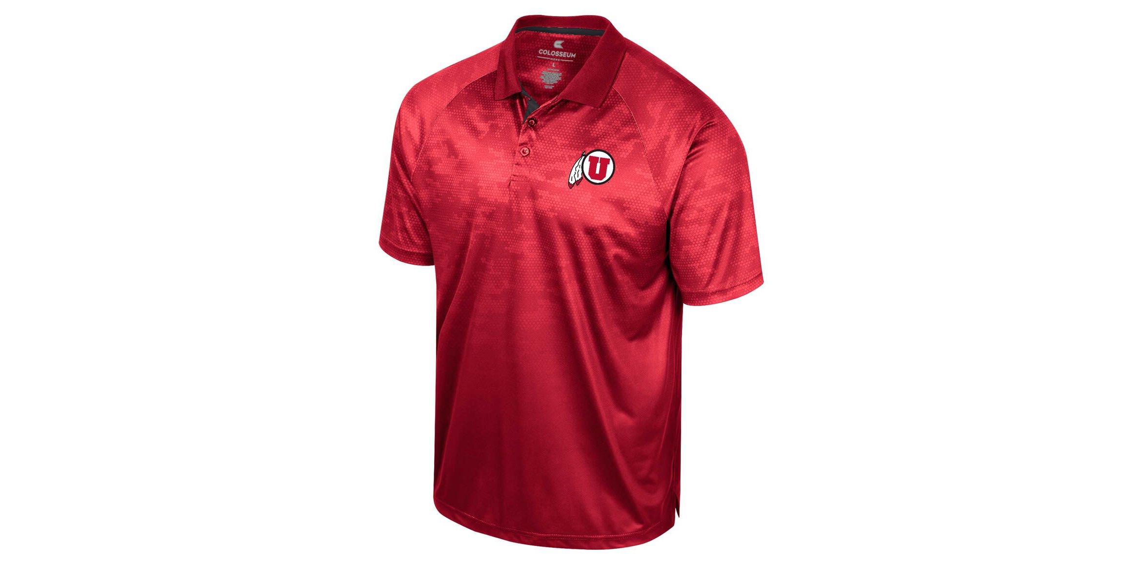 NCAA Utah Utes Honeycomb Raglan Polo