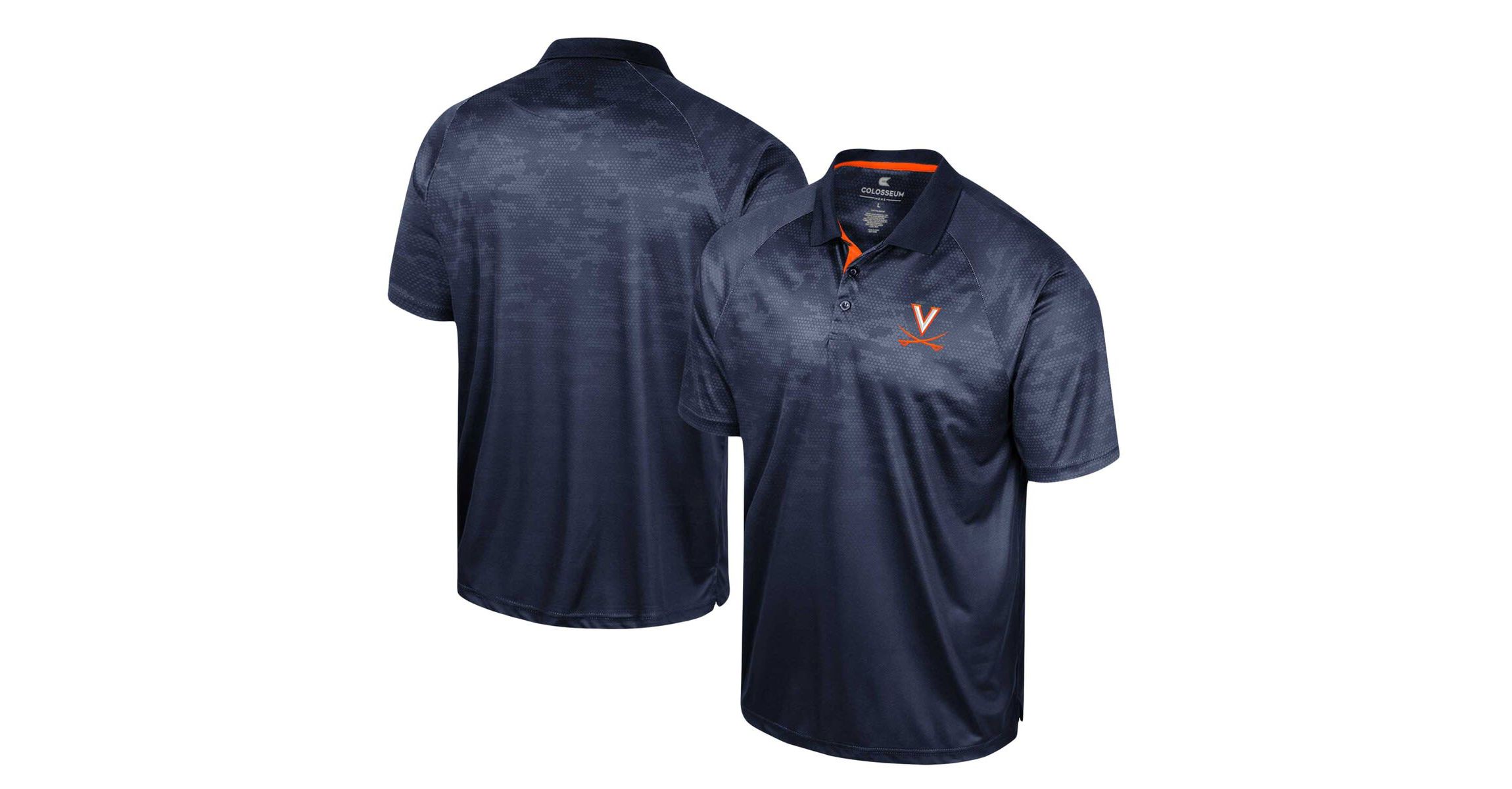NCAA Virginia Cavaliers Honeycomb Raglan Polo