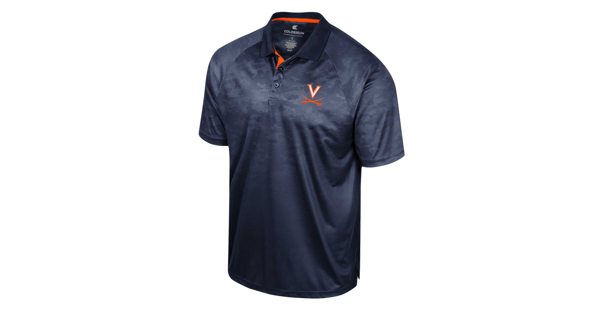 NCAA Virginia Cavaliers Honeycomb Raglan Polo
