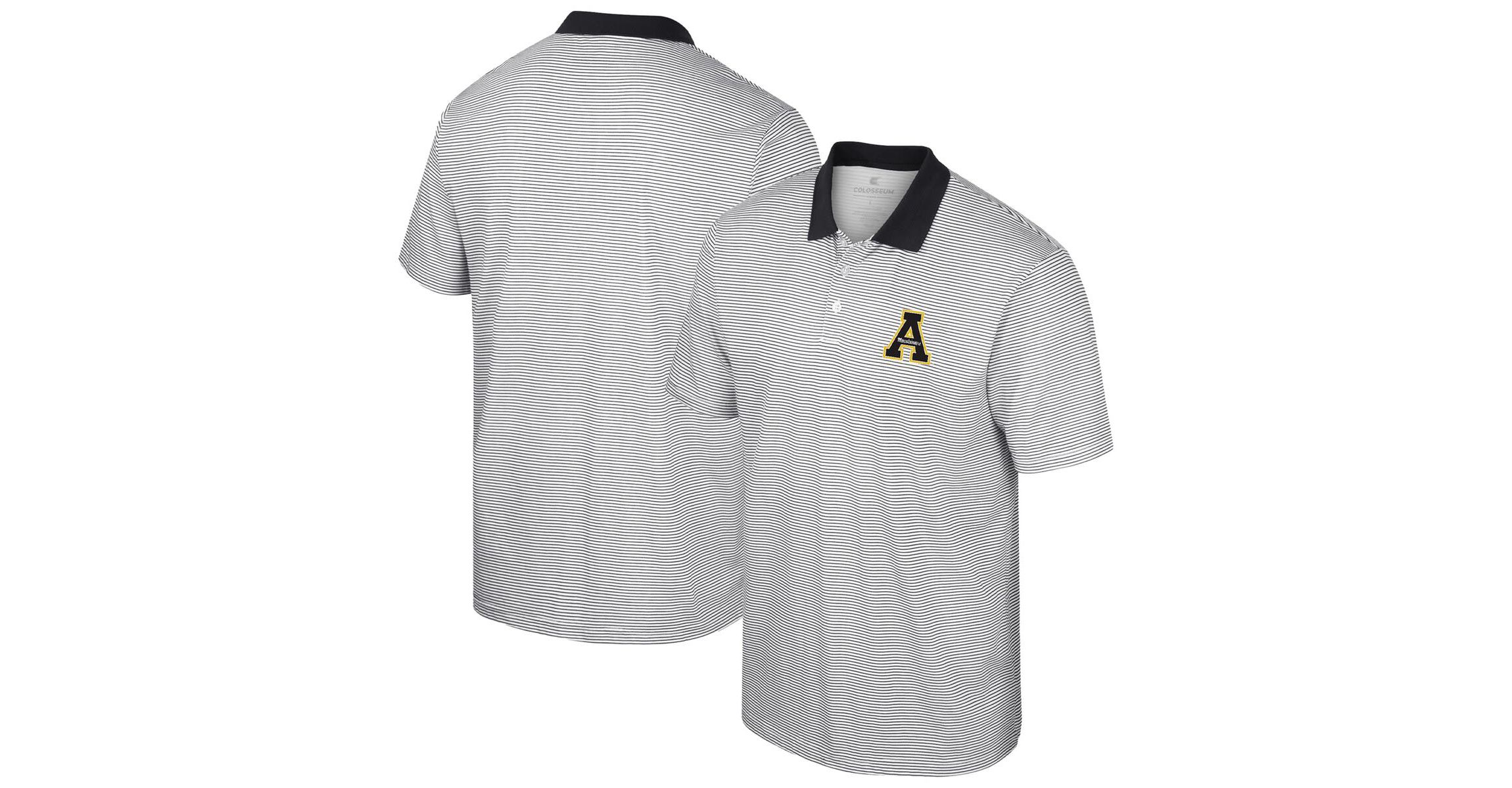 NCAA Appalachian State Mountaineers Print Stripe Polo