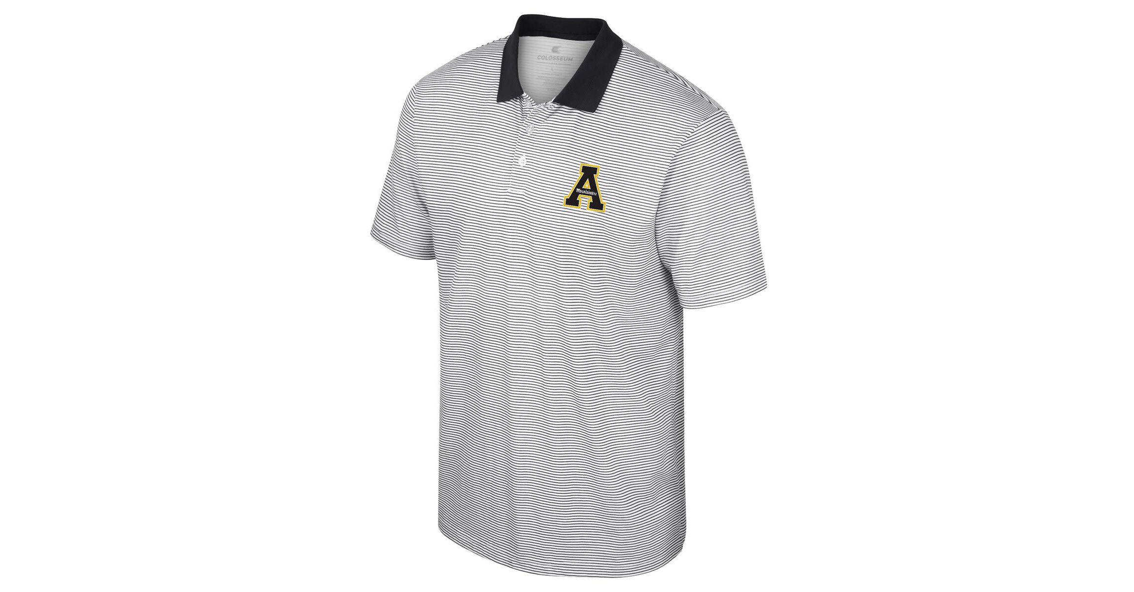 NCAA Appalachian State Mountaineers Print Stripe Polo