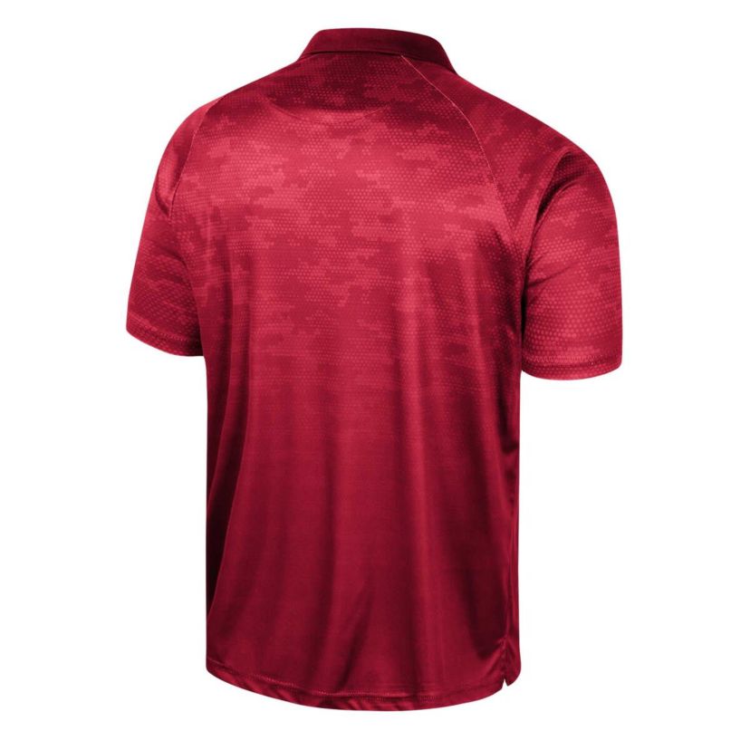 NCAA Washington State Cougars Honeycomb Raglan Polo