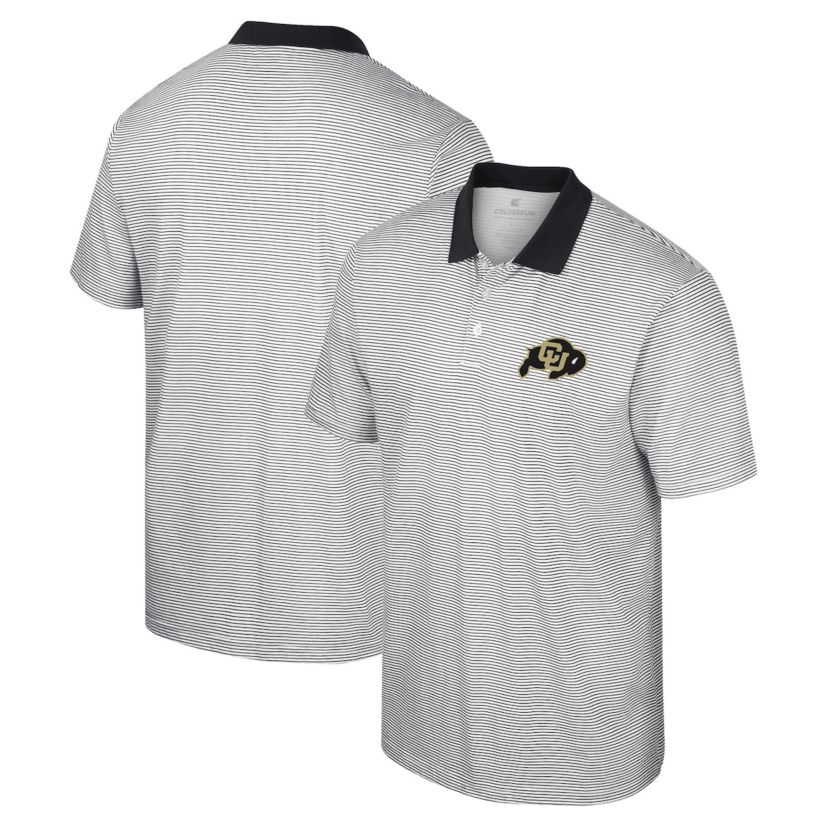NCAA Colorado Buffaloes Print Stripe Polo