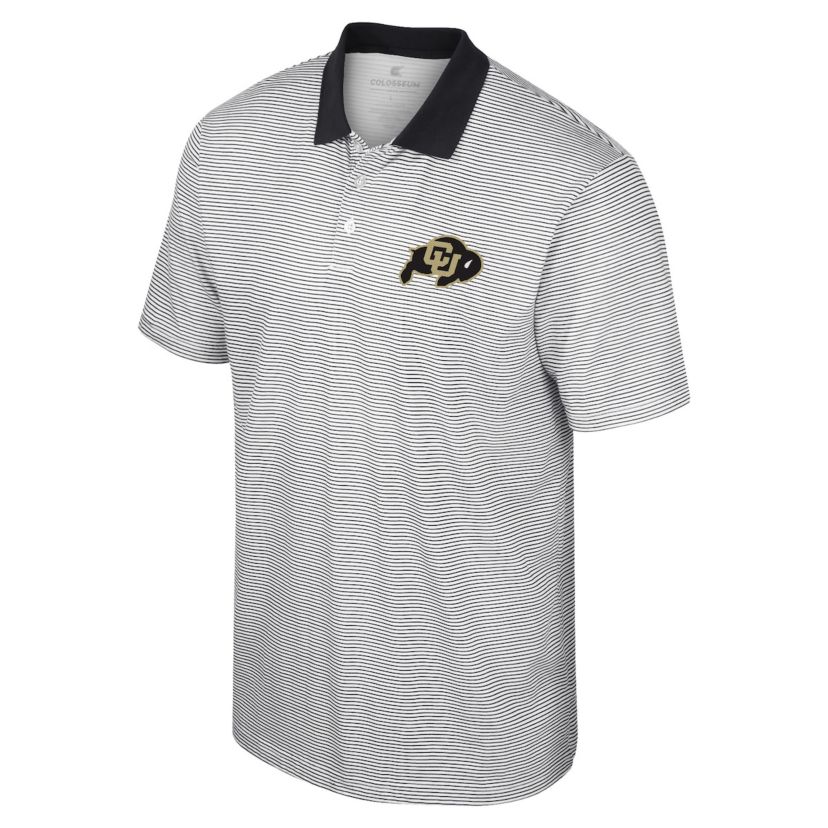 NCAA Colorado Buffaloes Print Stripe Polo