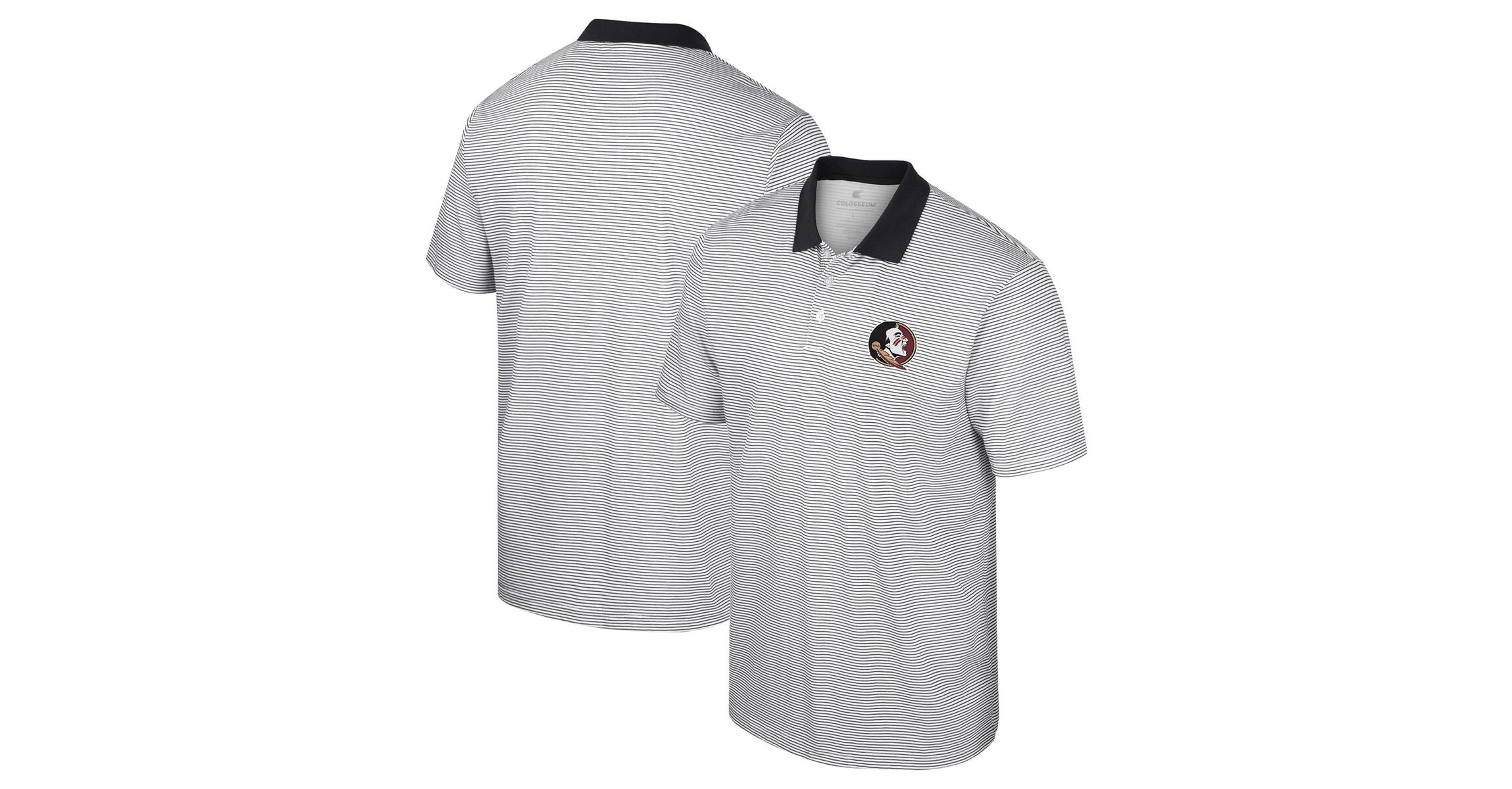 NCAA Florida State Seminoles Print Stripe Polo