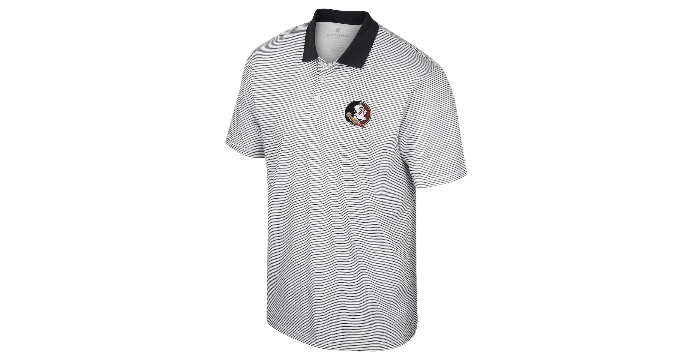 NCAA Florida State Seminoles Print Stripe Polo